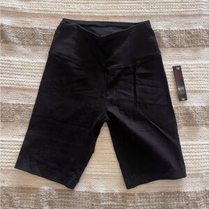 Women’s black biker shorts